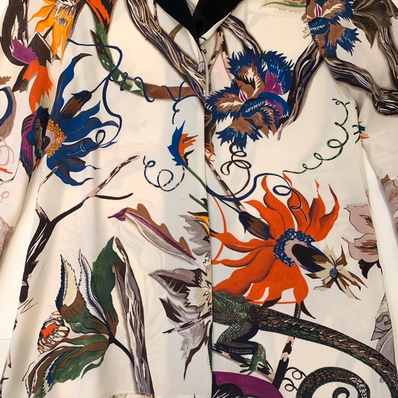 BALENCIAGA Silk Blouse Sz 38 - Picture 3 of 8